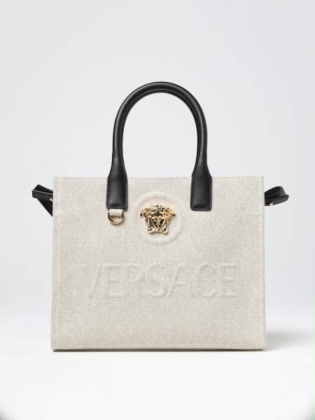 borsa versace logo tondo|Borse Versace da donna .